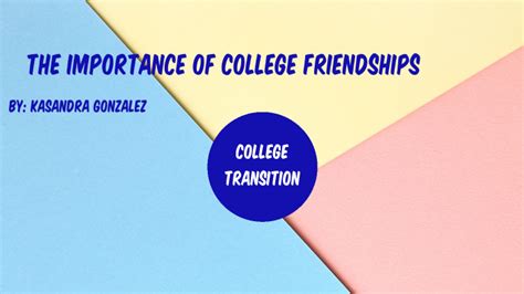 The Importance of College Friendships