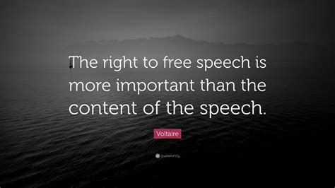 The Importance of Free Speech: