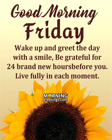 The Importance of Friday Morning Greetings