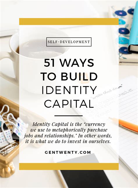 The Importance of Identity Capital