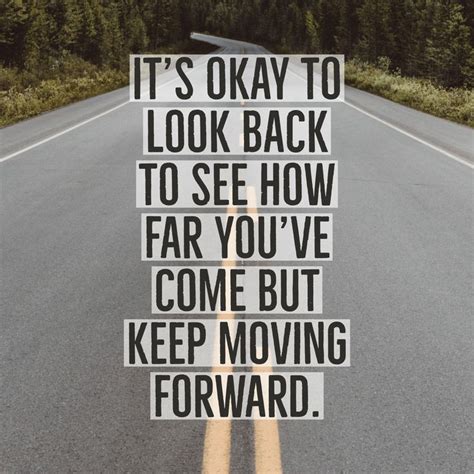 The Importance of Looking Forward