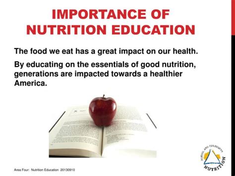 The Importance of Nutrition Education