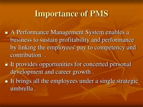 The Importance of PMs and MMs