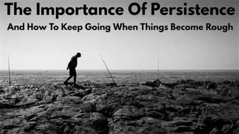 The Importance of Persistence: