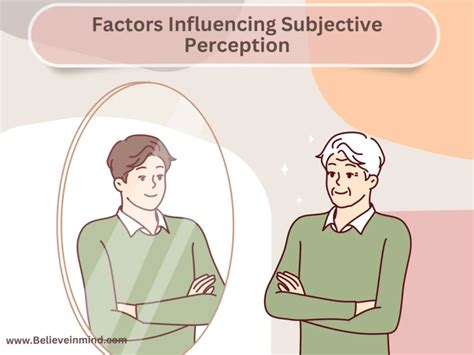 The Importance of Subjective Perception