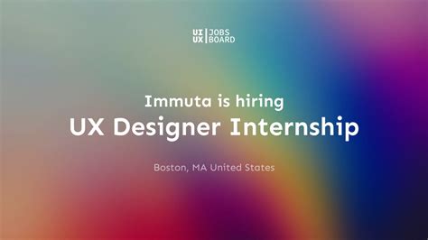 The Importance of a UX Designer Internship