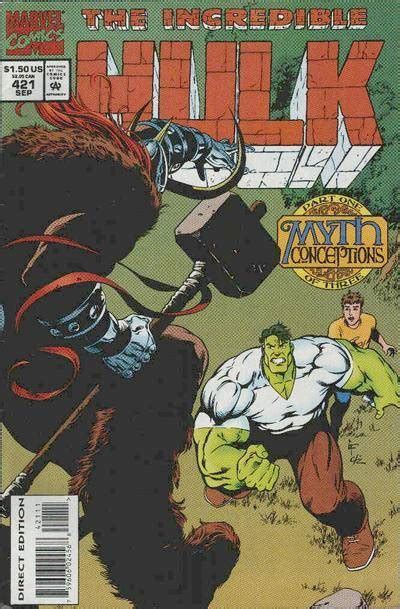 The Incredible Hulk 421 Pursuit Myth Conceptions Marvel Comics Doc
