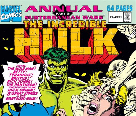 The Incredible Hulk Annual 17 As Old as the Hills Marvel Comics Doc