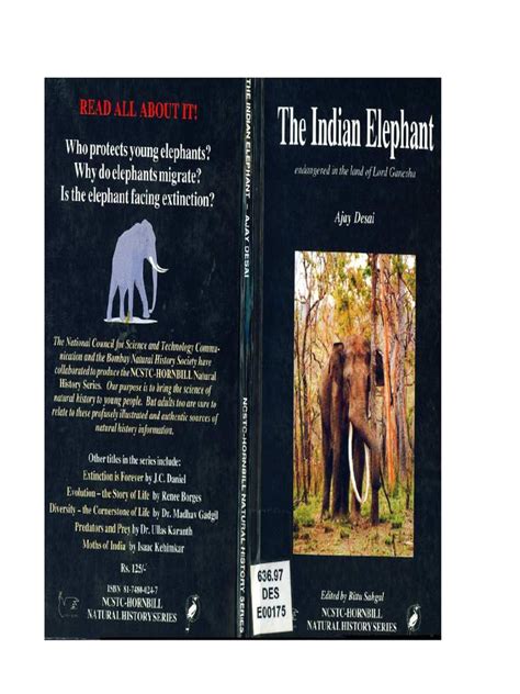 The Indian Elephant Endangered in The Land Of Lord Ganesha 2nd Impression Epub