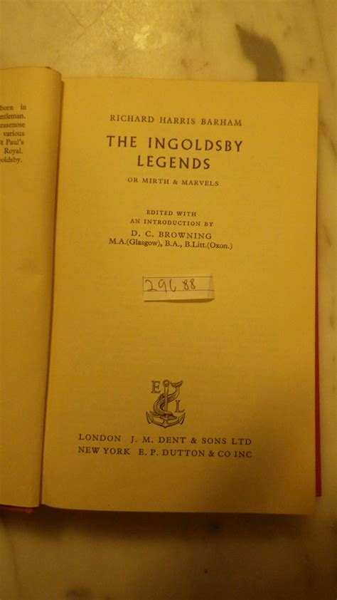 The Ingoldsby Legends Doc