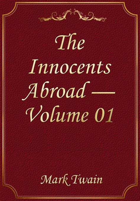 The Innocents Abroad — Volume 01 PDF