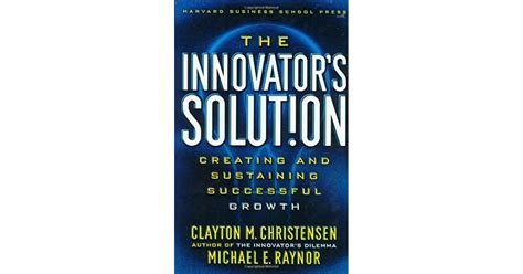 The Innovator's Solution