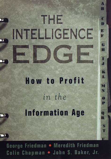 The Intelligence edge How to Profit in the Information Age PDF