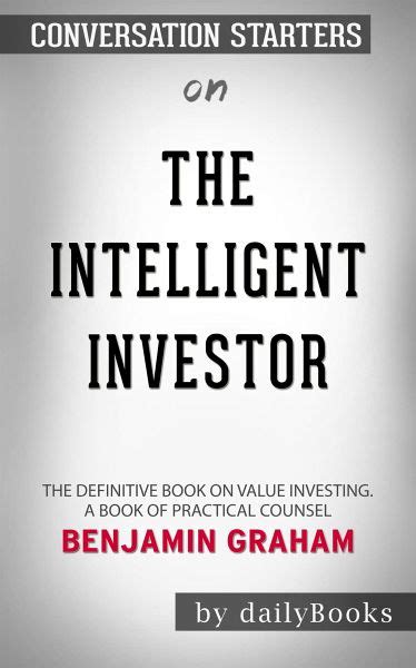 The Intelligent Investor: The Definitive Book On Ebook PDF