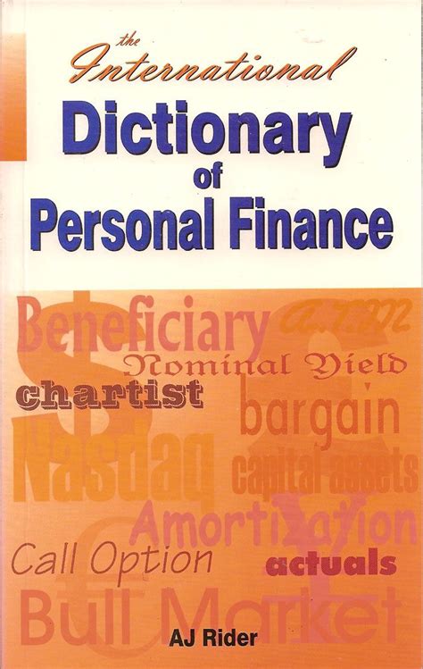 The International Dictionary of Personal Finance Reader