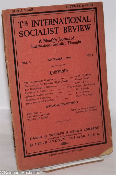 The International Socialist Review Volume 3 Epub