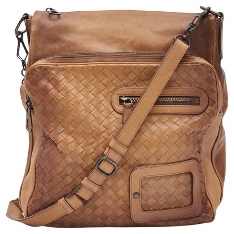 The Intrecciato Messenger Bag: