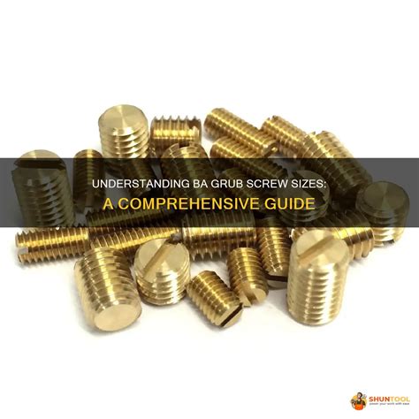 The Invaluable Guide to Grub Screws: A Comprehensive Resource for Precision Fastening