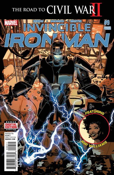 The Invincible Iron Man 9 2nd Printing Variant Reader