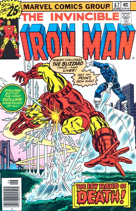 The Invincible Iron Man Vol 1 No 87 June 1976 The Icy Hand Of Death Doc