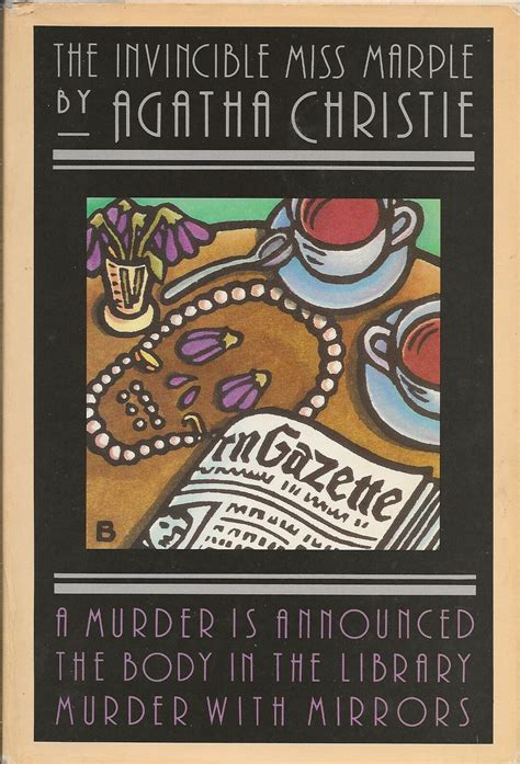 The Invincible Miss Marple Includes A Murder Is Announced The Body In The Library Murder With Mirrors Book Club Doc