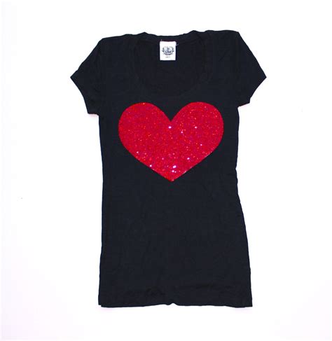 The Irresistible Charm of Sequin Heart Shirts: A Love Story