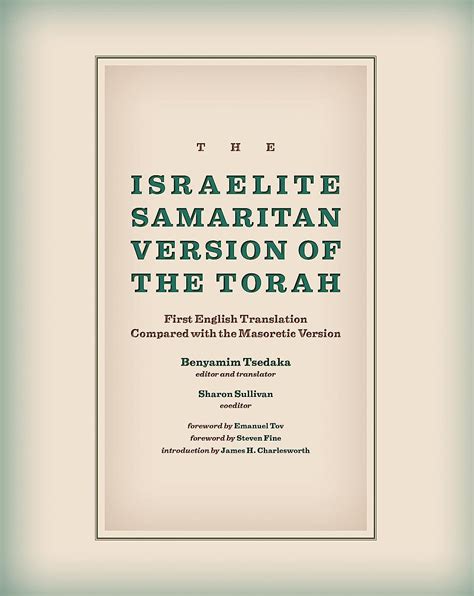 The Israelite Samaritan Version of the Torah: First English Translation Compared with the Masoretic Version Ebook PDF