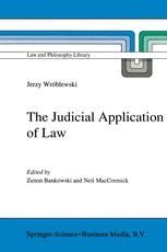 The Judicial Application of Law Kindle Editon