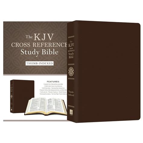 The KJV Cross Reference Study Bible Indexed brown Epub