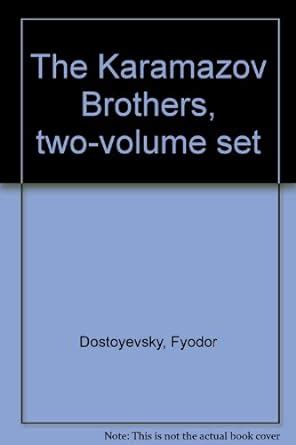 The Karamazov Brothers 2 Volume Set Kindle Editon