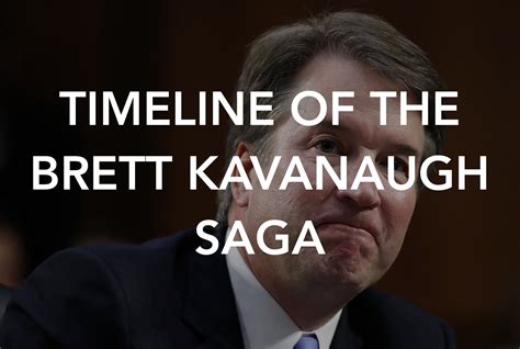 The Kavanaugh Saga: A Timeline