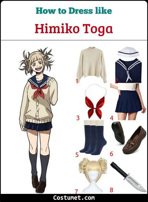 The Key Elements of Himiko Toga's Costume