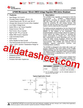 The LP3995ILD-1.8/NOPB: Your Comprehensive Guide