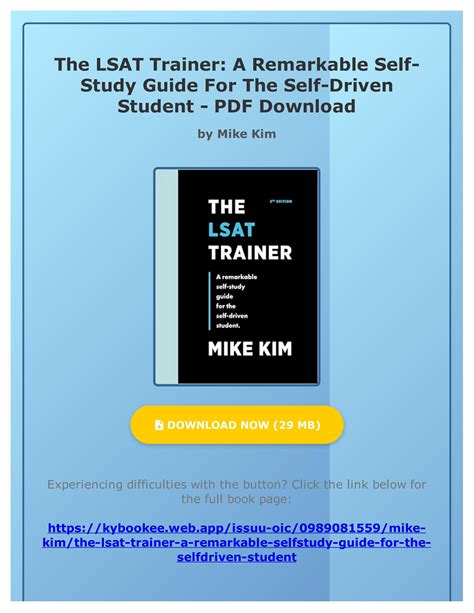 The LSAT Trainer A Remarkable Self-Study Guide For The Self-Driven Student Kindle Editon