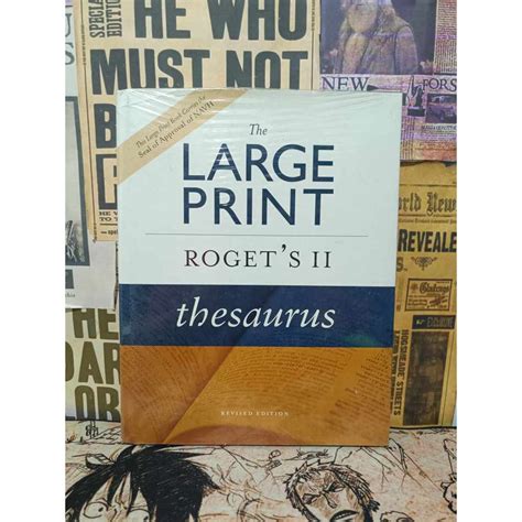 The Large Print Roget's II Thesaurus Kindle Editon