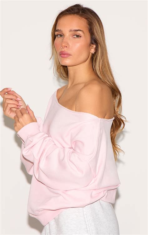 The Latest Trend: Crop Off Shoulder Sweatshirts