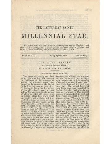 The Latter-day Saints Millennial Star Volume 42 Reader