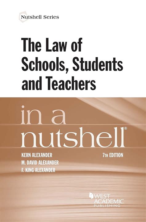 The Law of Schools, Students, and Teachers in a Nutshell (Nutshell Series) Ebook Epub