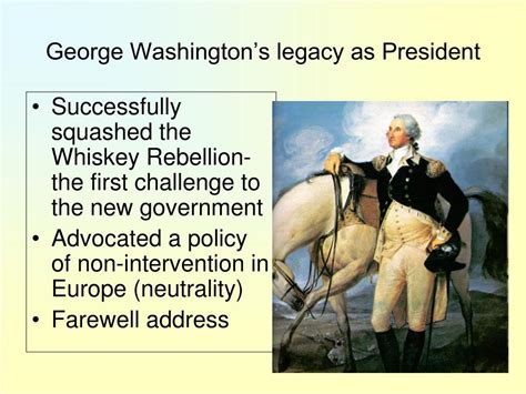 The Legacy of George Washington