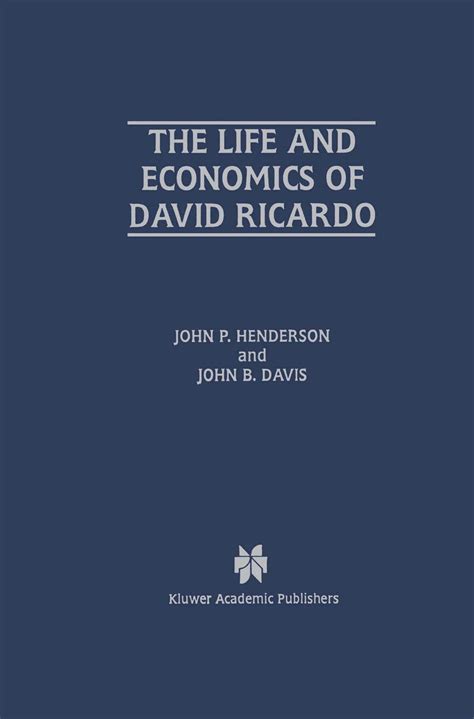 The Life and Economics of David Ricardo 1st Edition Epub