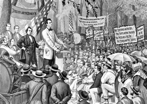 The Lincoln and Douglas Debates In the Senatorial Campaign of 1858 in Illinois Between Abraham Lincoln and Stephen Arnold Douglas Reader
