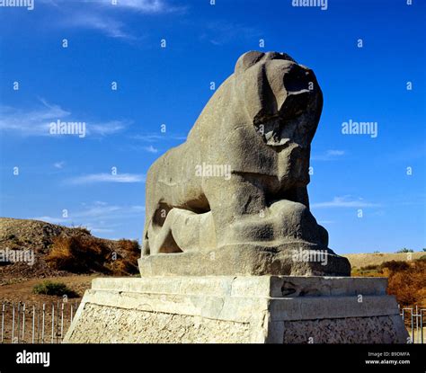 The Lion Head of Babylon (Iraq):