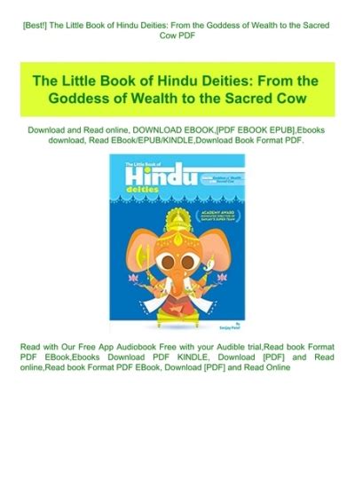 The Little Book of Hindu Deities From the Goddess of Wealth to the Sacred Cow Epub