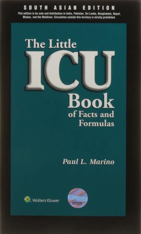 The Little ICU Book of Facts and Formulas Ebook Kindle Editon