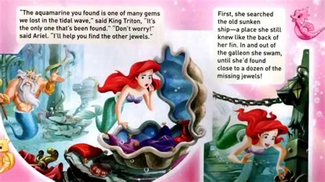 The Little Mermaid Ariel and the Aquamarine Jewel Disney Short Story eBook