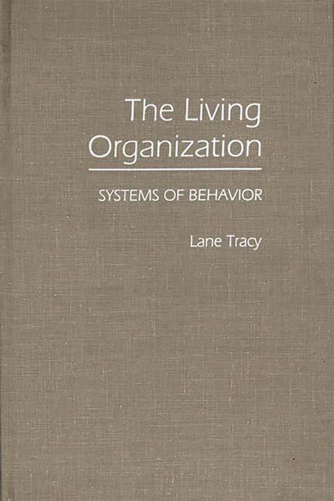 The Living Organization Systems of Behavior PDF