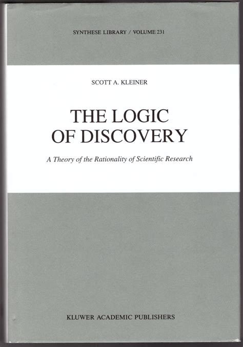 The Logic of Discovery A Theory of the Rationality of Scientific Research 1st Edition Epub