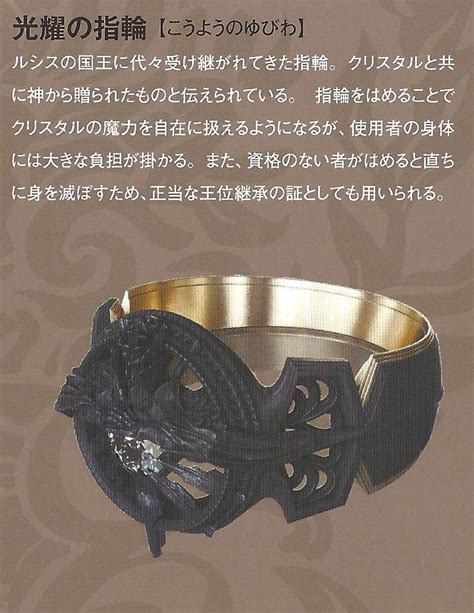 The Lucis Ring in Final Fantasy XV: A Symbol of Kingship and Divine Power