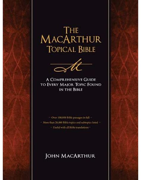 The MacArthur Topical Bible Kindle Editon