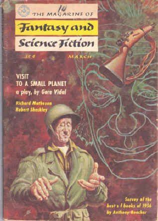 The Magazine of Fantasy and Science Fiction March 1957 Featuring Visit to a Small Planet Vol 12 No 3 PDF